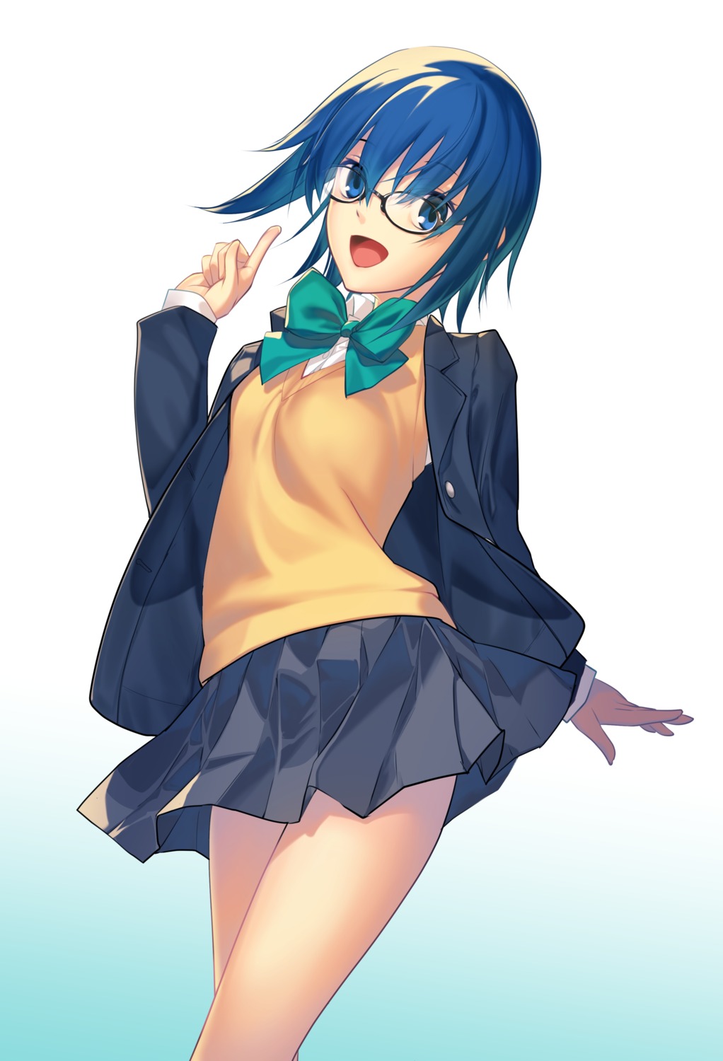 ciel megane seifuku sweater tentwo0602 tsukihime