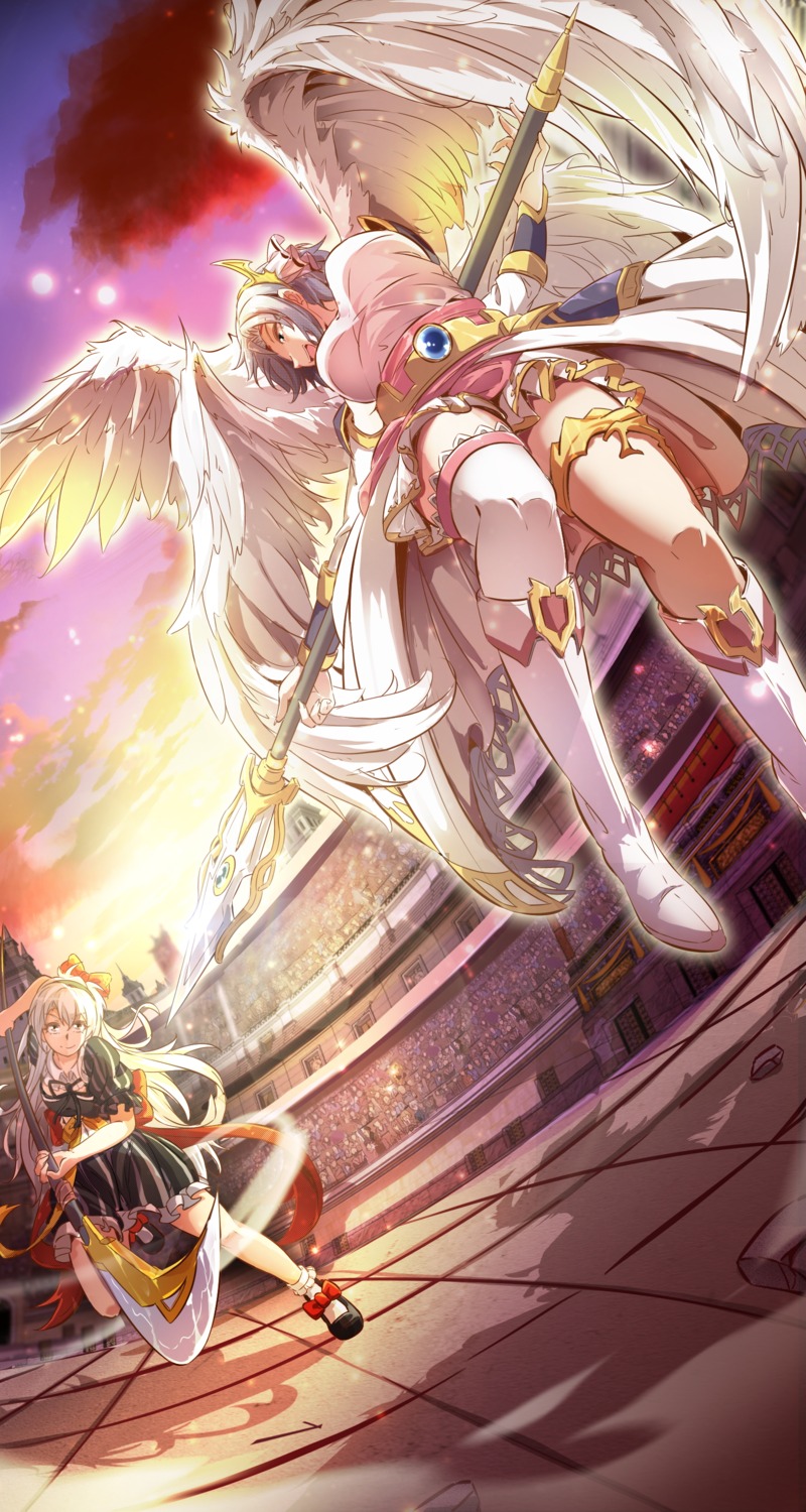 627247421 garter thighhighs weapon wings