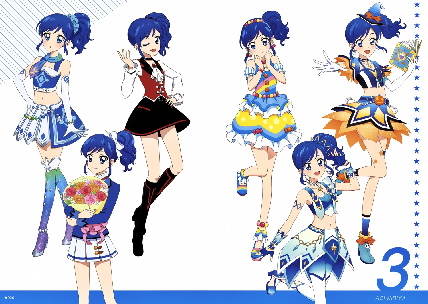 aikatsu! dress garter heels kiriya_aoi pantyhose seifuku tagme thighhighs