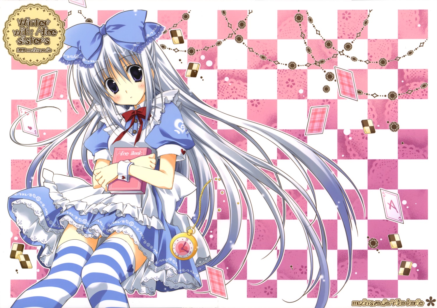 alice_(korie_riko) crease dress korie_riko lolita_fashion mujin_shoujo thighhighs