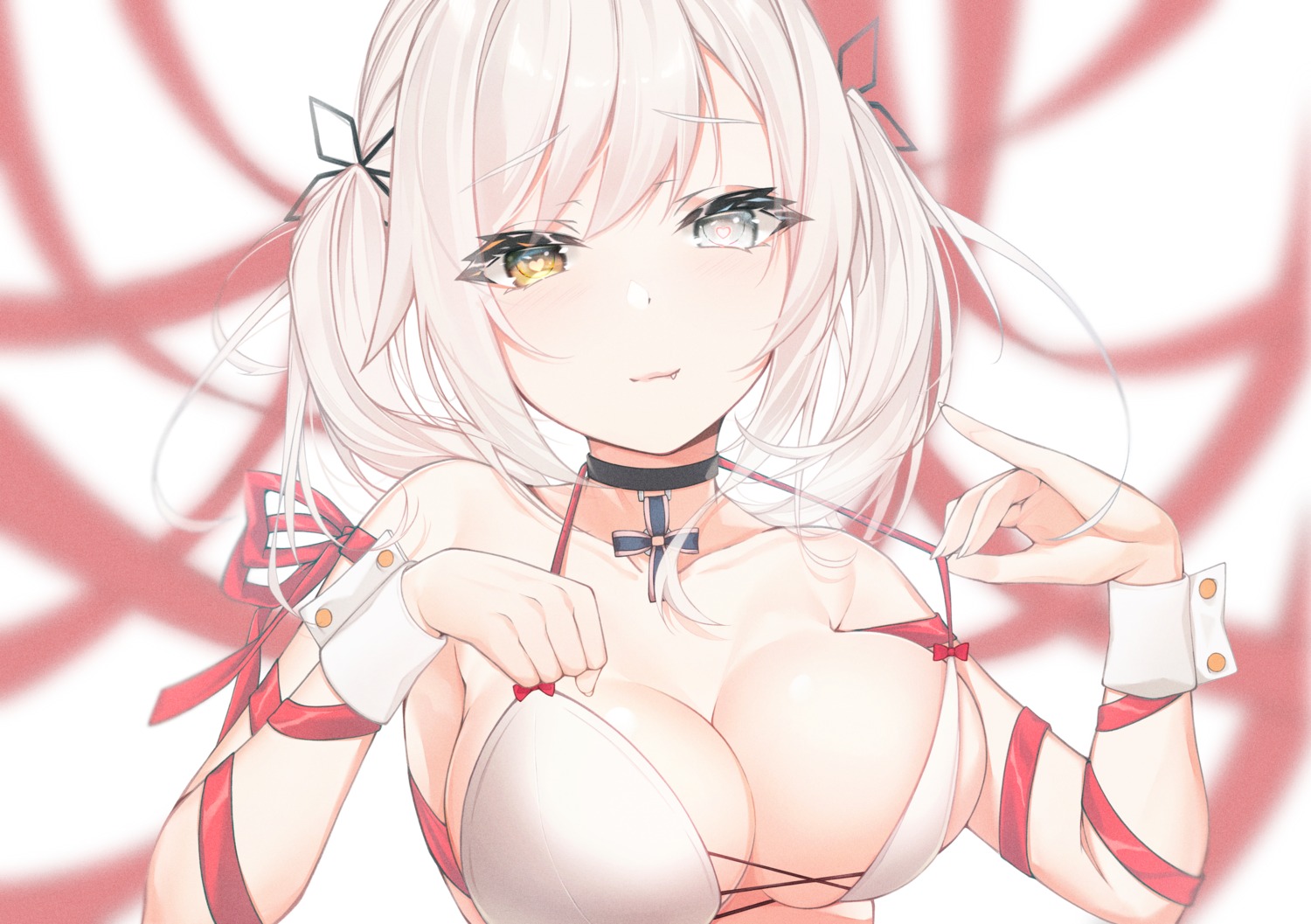 bra heterochromia infinity_(kkx132) undressing