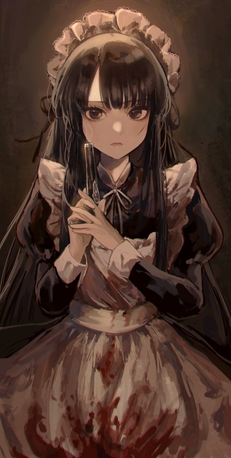 blood gun kudou_eru maid