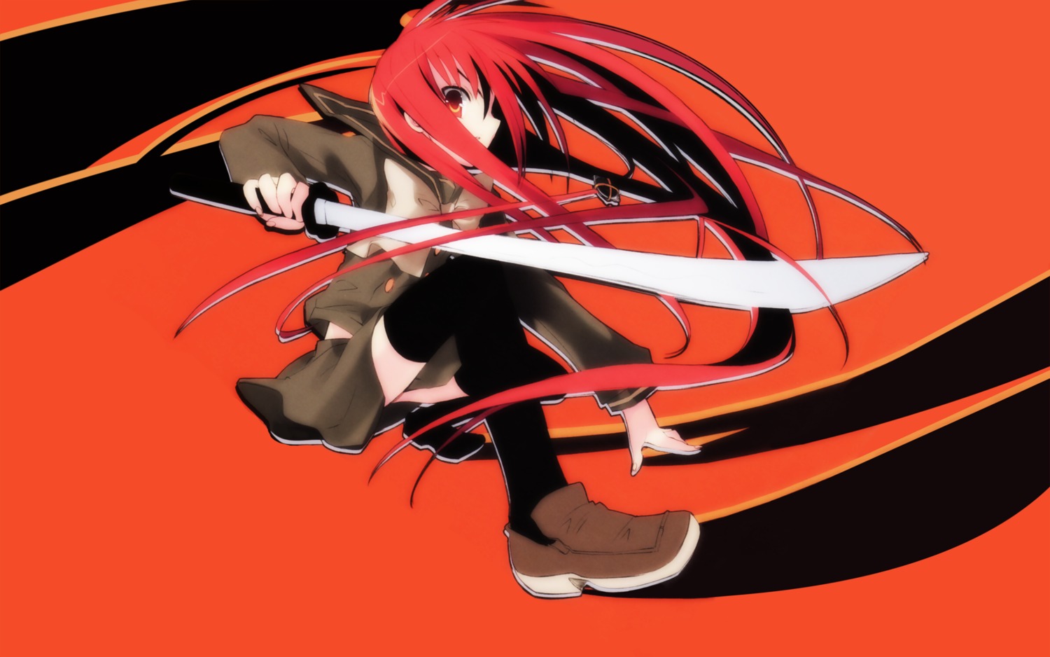 ito_noizi seifuku shakugan_no_shana shana wallpaper