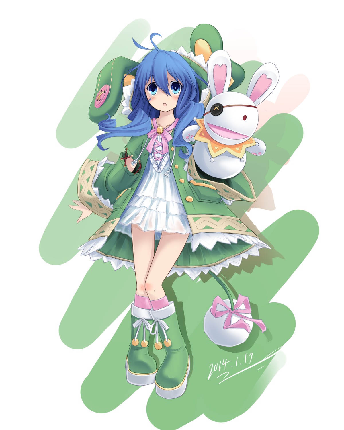 date_a_live dress himekawa_yoshino kaizi see_through