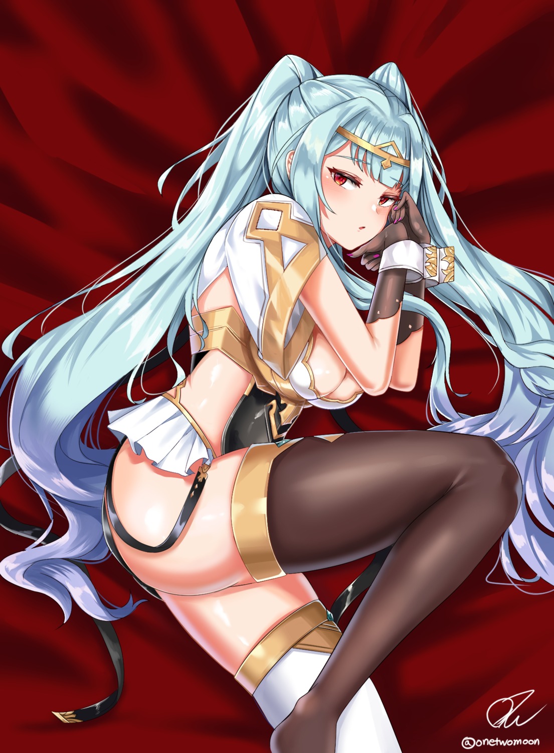 epic7 no_bra roana_(epic7) thighhighs twomoon