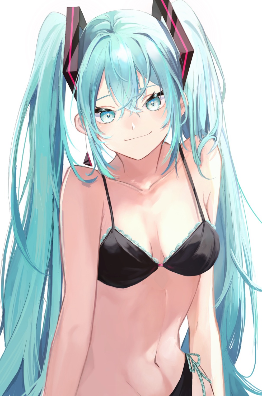 bikini hatsune_miku swimsuits vocaloid yukihira_makoto