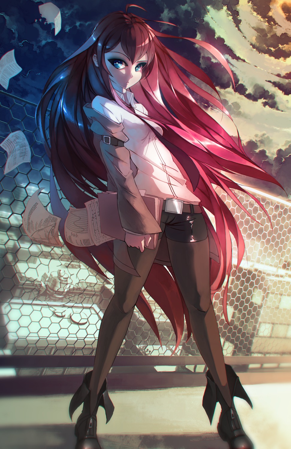 makise_kurisu pantyhose rtil steins;gate