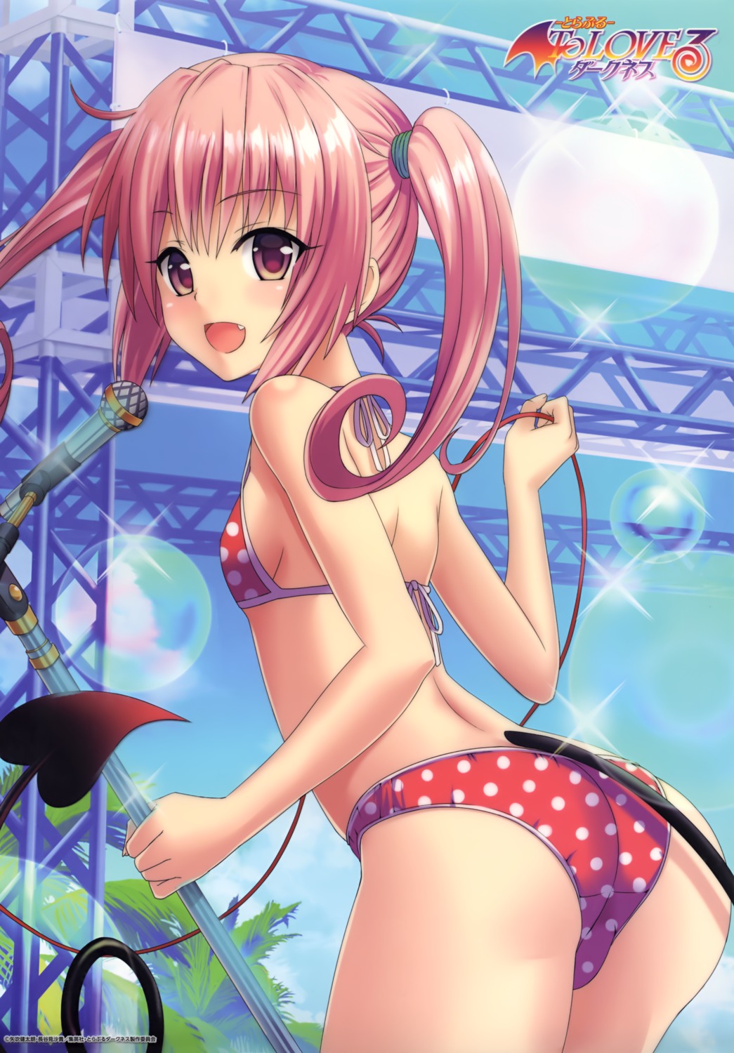 ass bikini nana_asta_deviluke swimsuits tail to_love_ru to_love_ru_darkness yabuki_kentarou