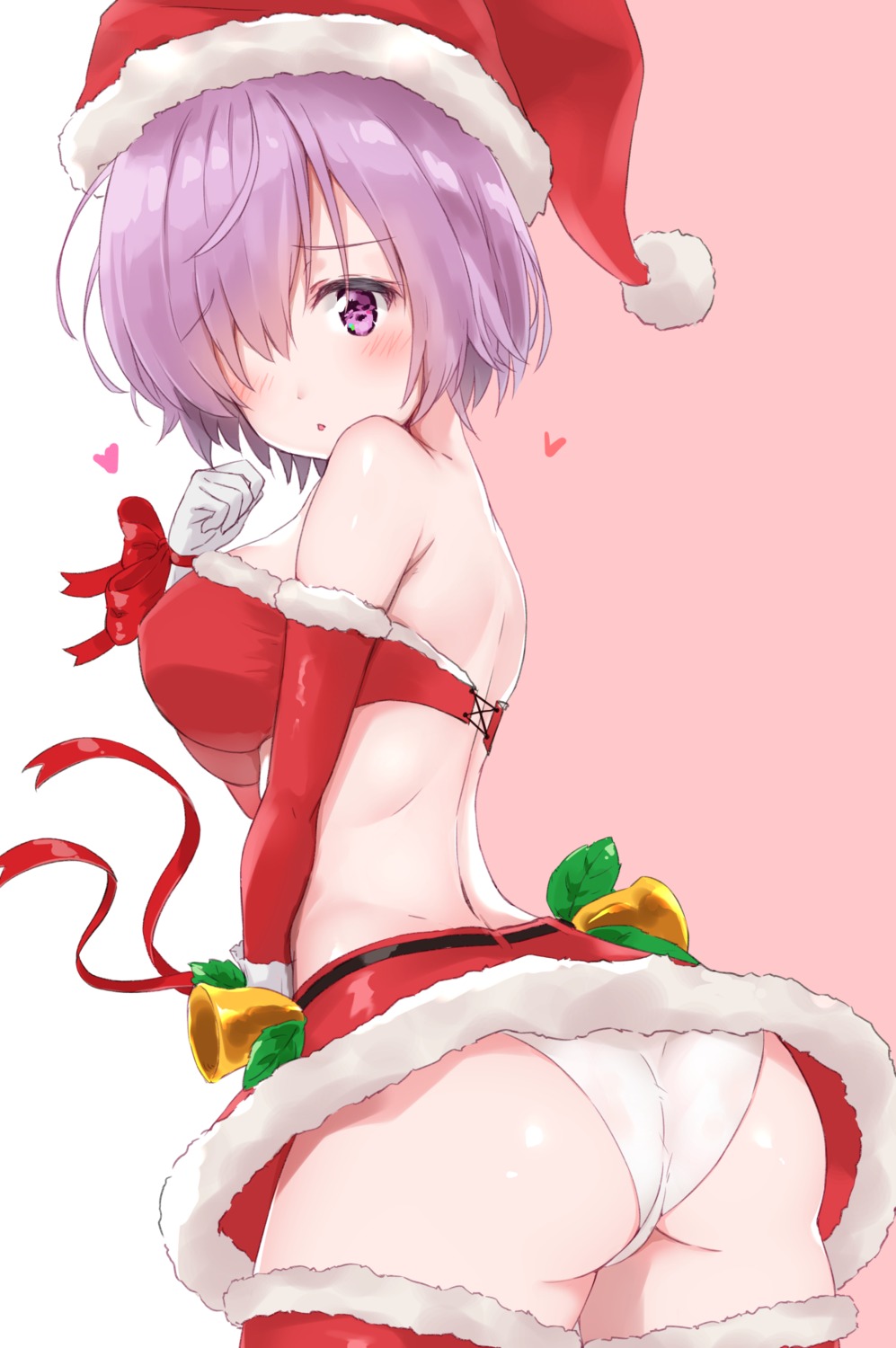 ass christmas fate/grand_order mash_kyrielight minikon pantsu thighhighs