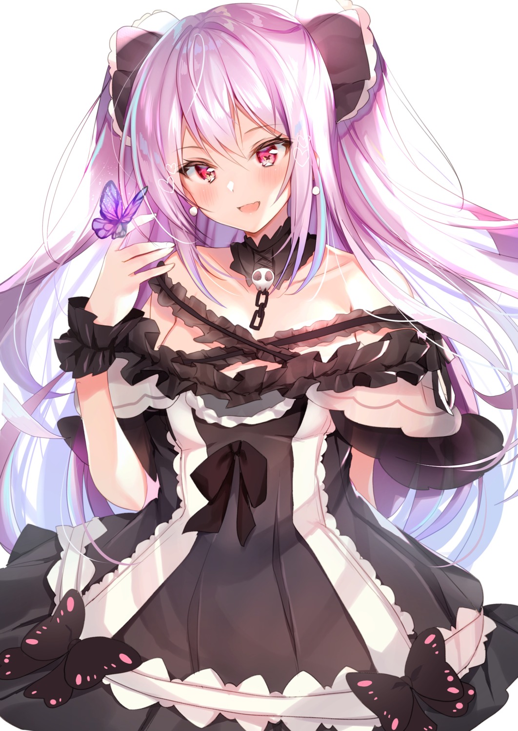 dress gothic_lolita hololive lolita_fashion nenobi_(nenorium) uruha_rushia