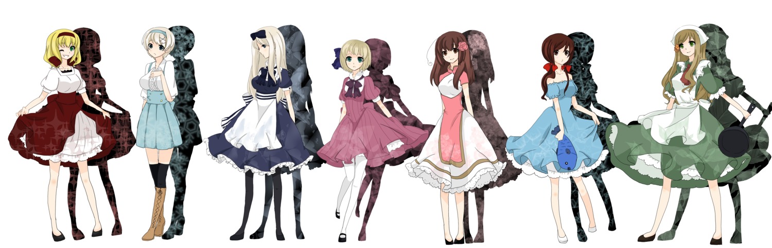 belarus belgium hetalia_axis_powers hungary liechtenstein seychelles silhouette taiwan ukraine yuuna