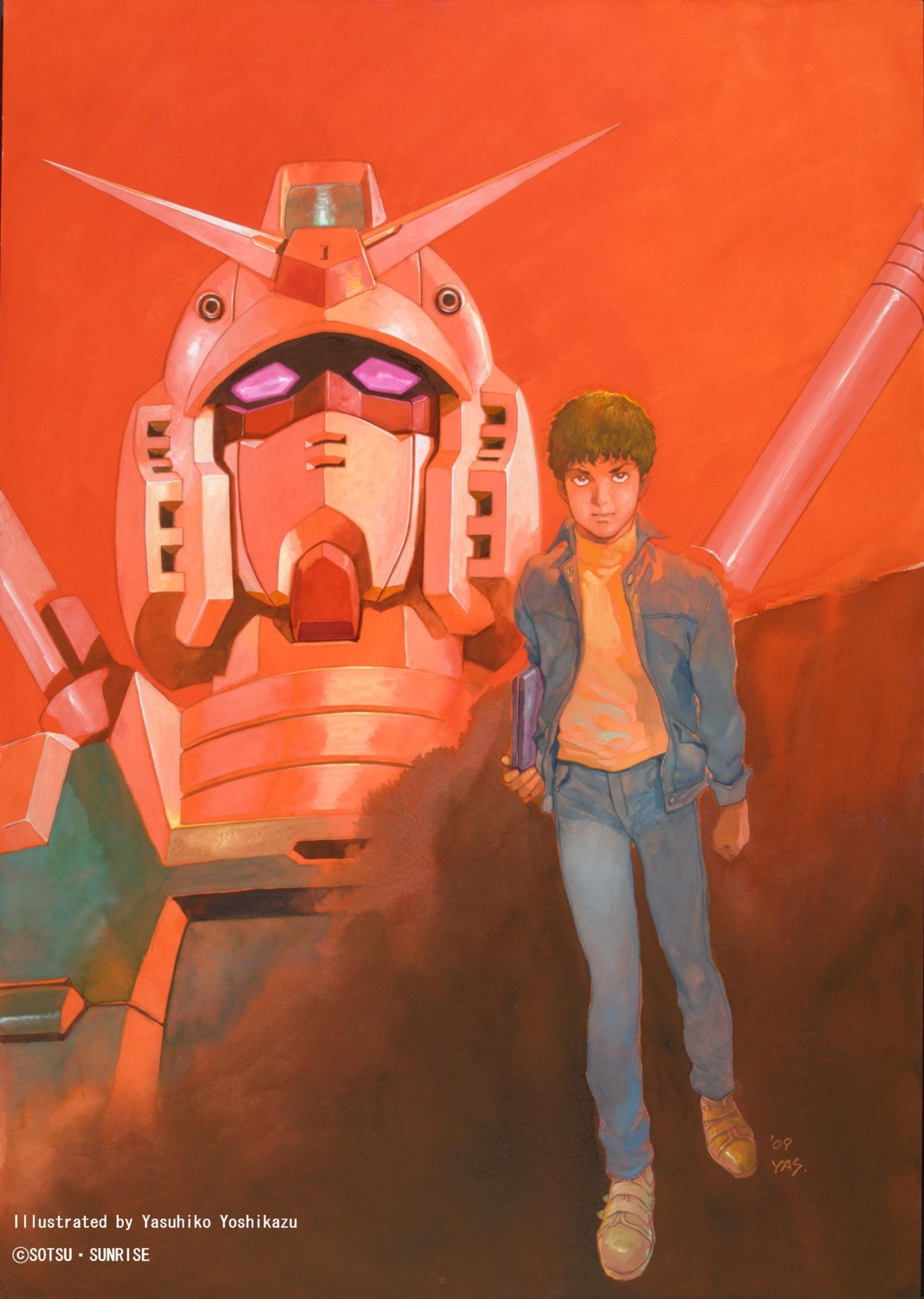 amuro_ray gundam male mecha rx-78-2_gundam yasuhiko_yoshikazu