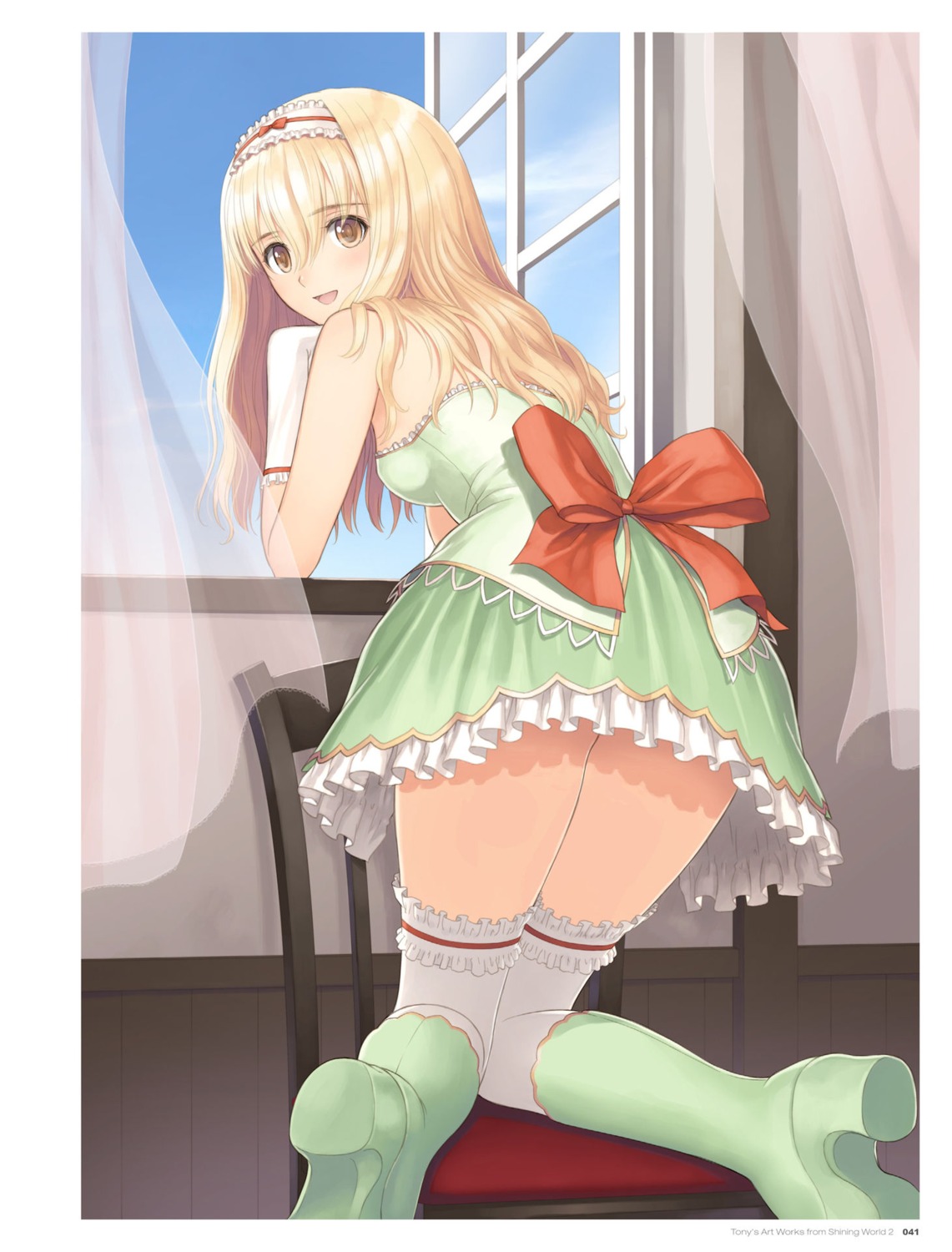 digital_version dress elmina heels shining_tears shining_wind shining_world thighhighs tony_taka