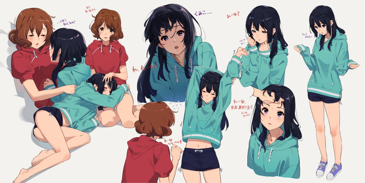 hibike!_euphonium kamo_kamen kousaka_reina oumae_kumiko yuri