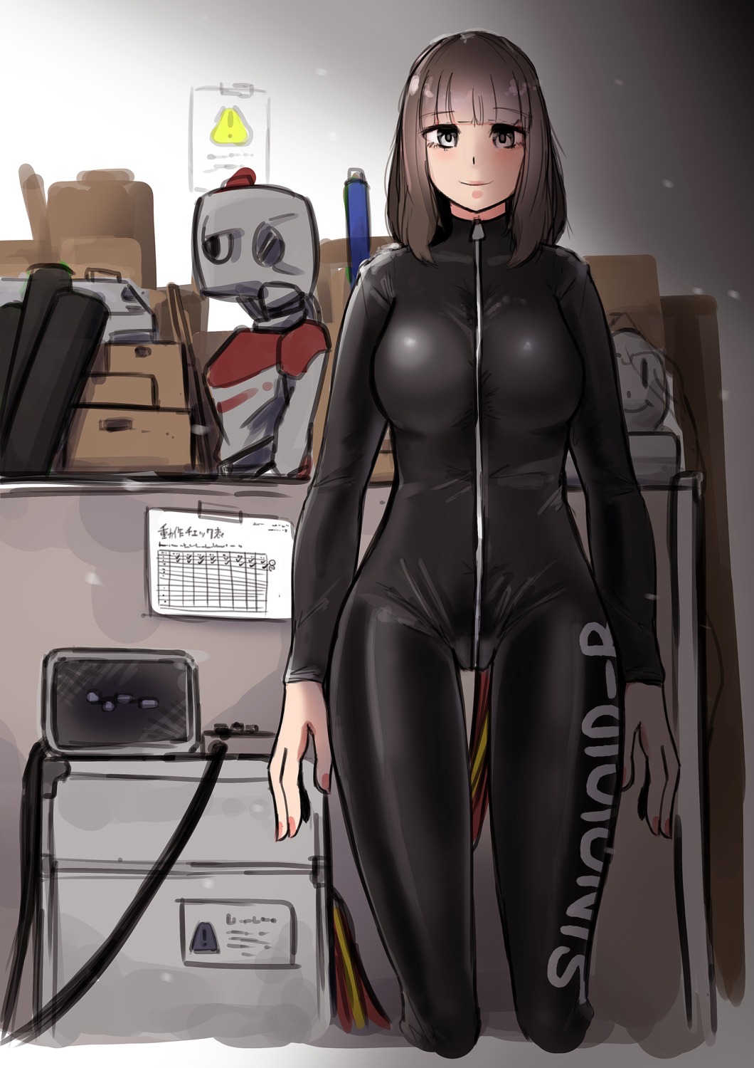 bodysuit mecha_musume rokutan