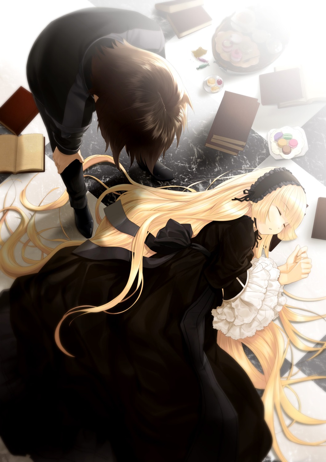 gosick gothic_lolita jpeg_artifacts kasuga_hamui kujo_kazuya lolita_fashion victorica_de_broix