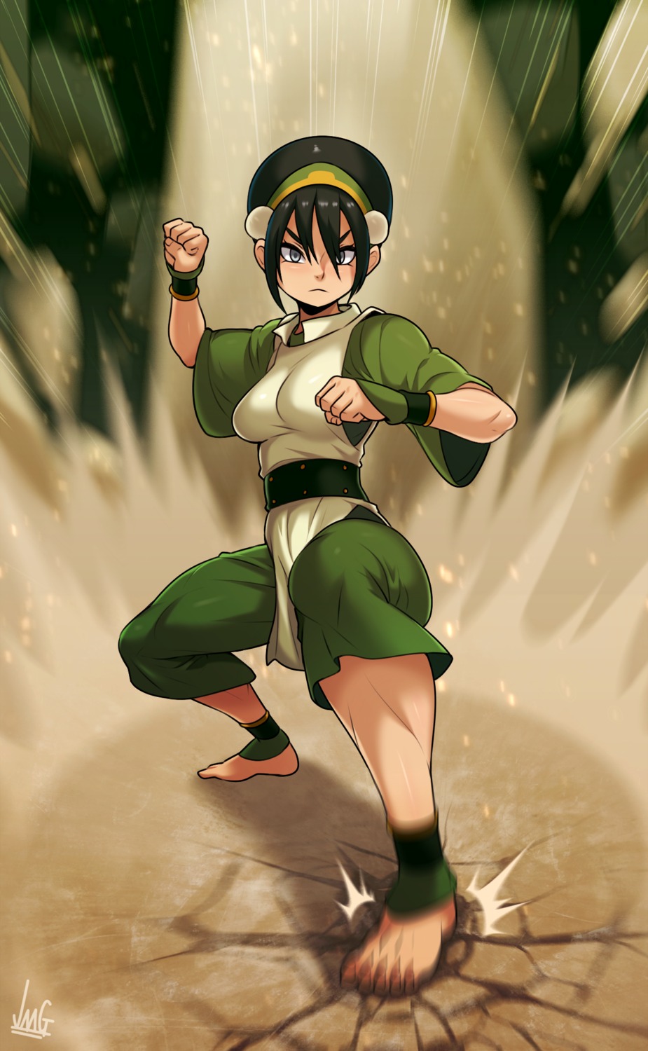 asian_clothes avatar_the_last_airbender jmg toph_bei_fong