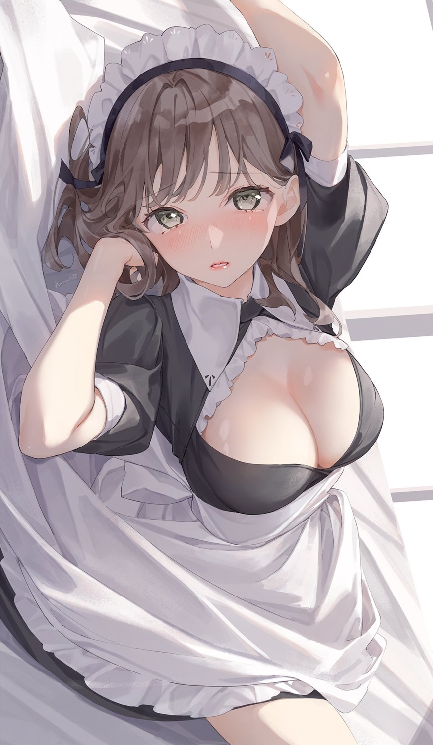 kinako_(shiratama_mochi) maid no_bra