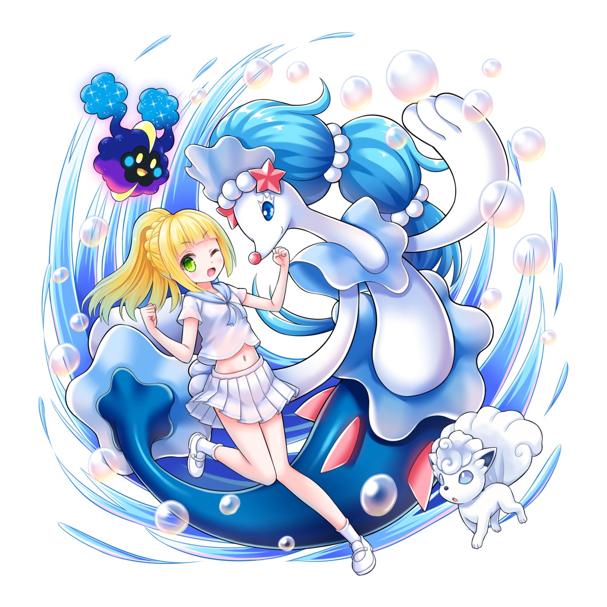 bluebird_(bluebird90) lillie_(pokemon) pokemon pokemon_sm see_through seifuku