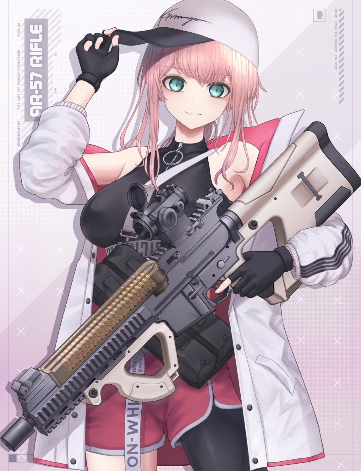 ar-57_(girls_frontline) girls_frontline gun hideo0605