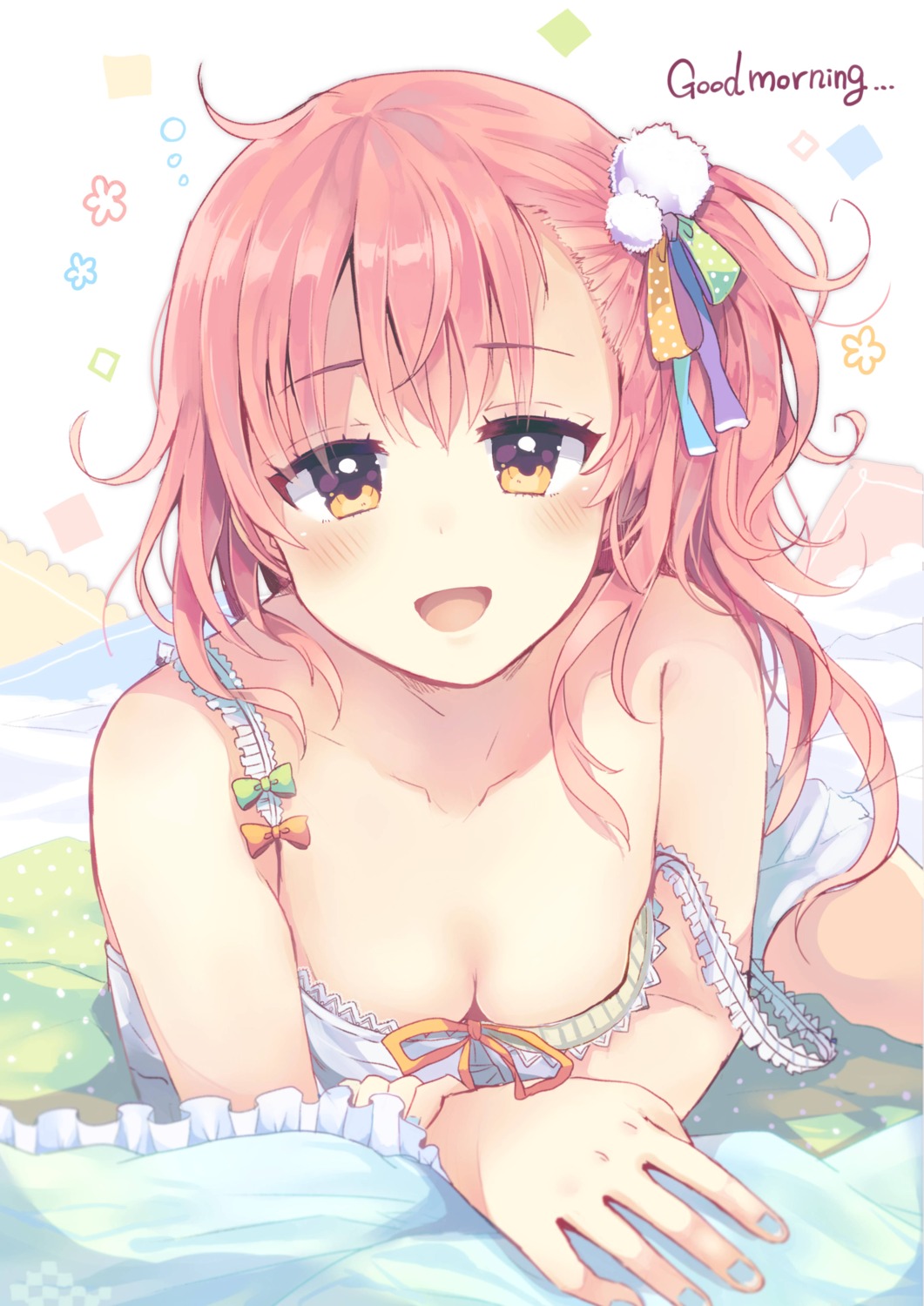 cleavage lingerie sakura_oriko