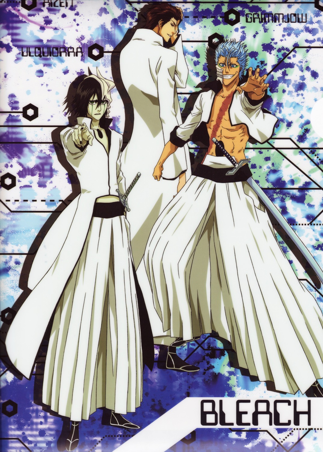 aizen_sousuke bleach grimmjow_jeagerjaques male ulquiorra_schiffer