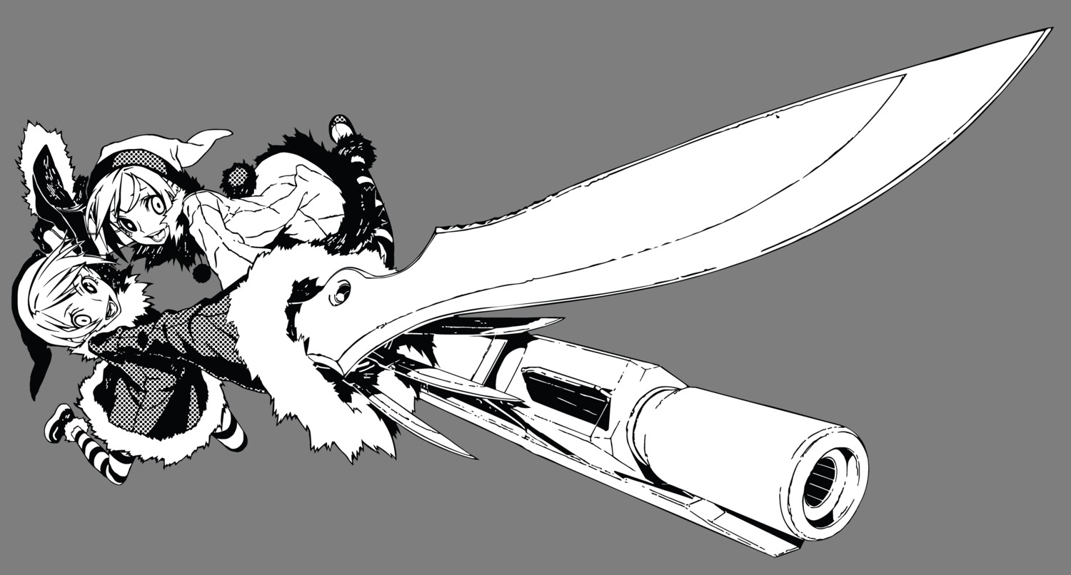 dogs gun heterochromia luki monochrome noki sword transparent_png