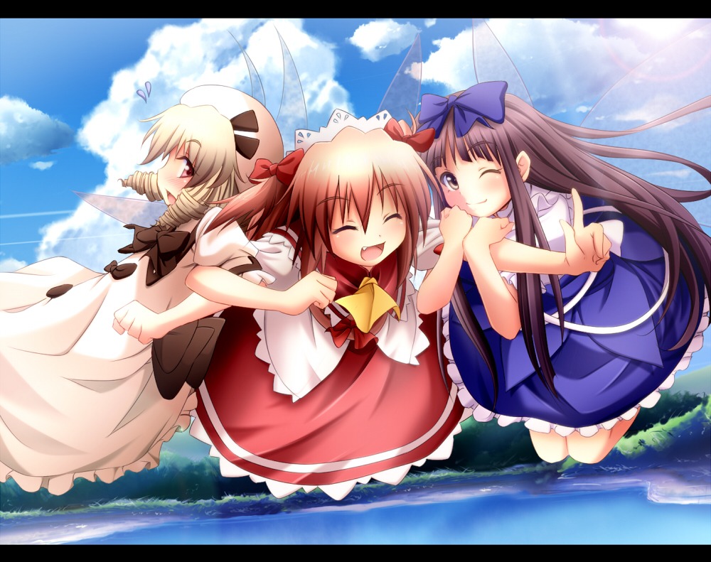 ayase_midori luna_child star_sapphire sunny_milk touhou