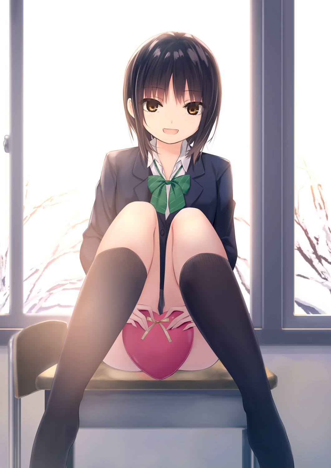 aoyama_sumika coffee-kizoku feet seifuku valentine