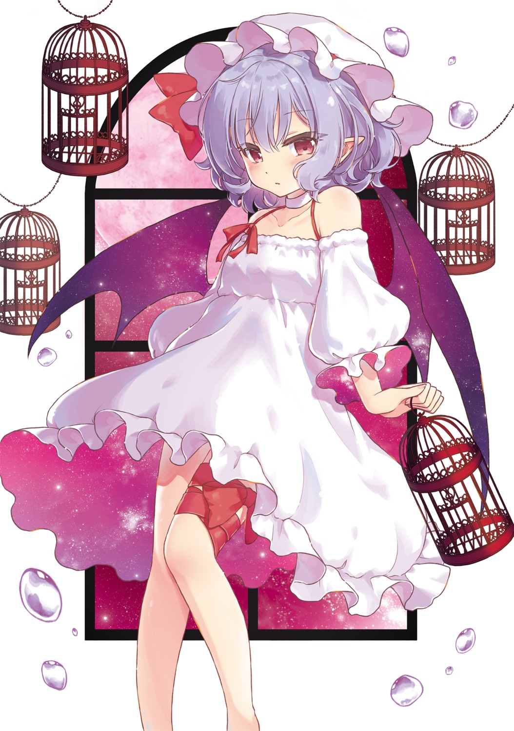 beni_kurage dress remilia_scarlet touhou wings