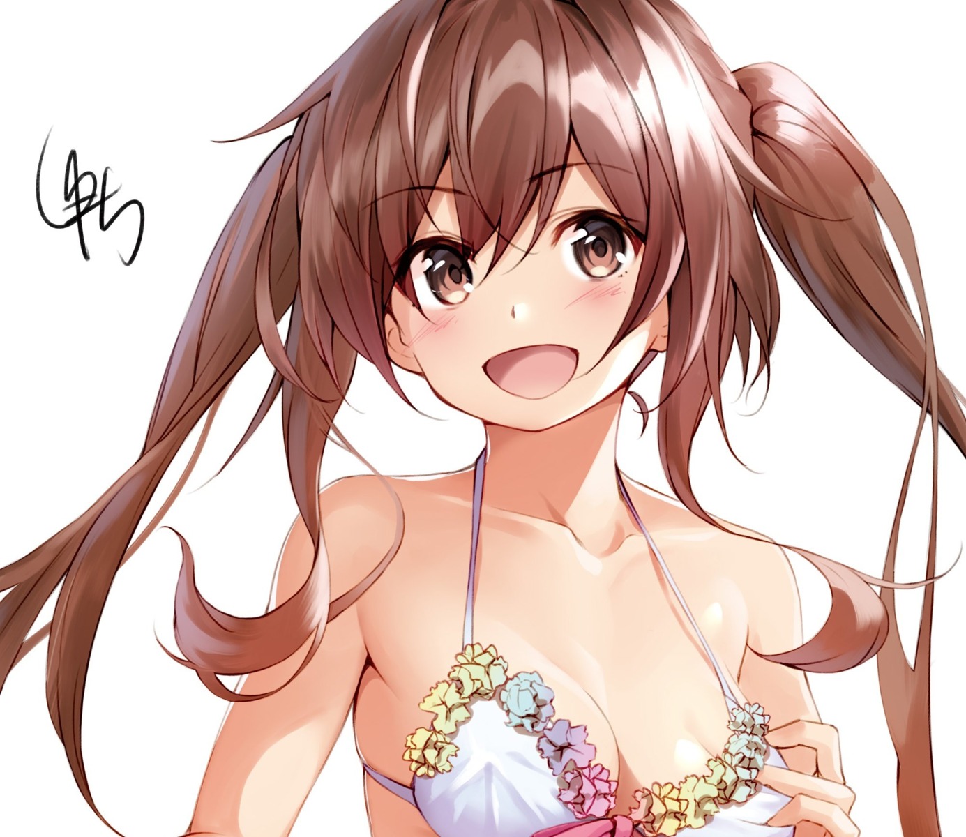 aomi_kanon bikini_top breast_grab cleavage swimsuits syunichi