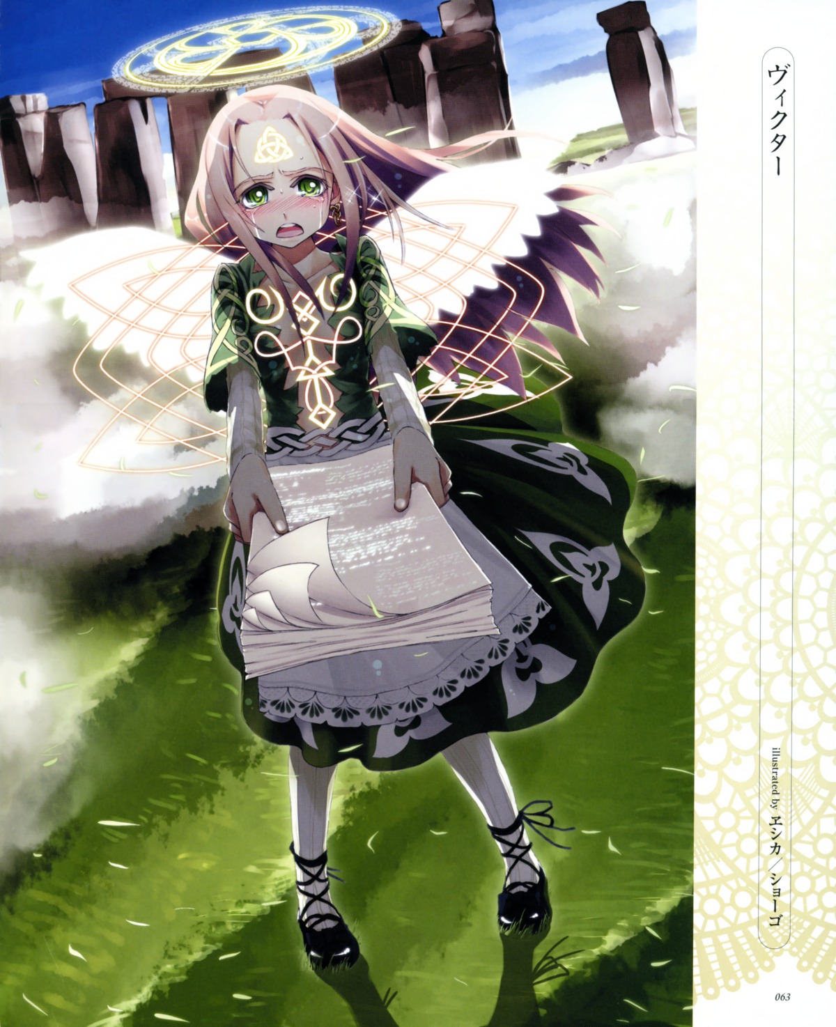 angel dress no_bra open_shirt pantyhose weshica/shougo wings