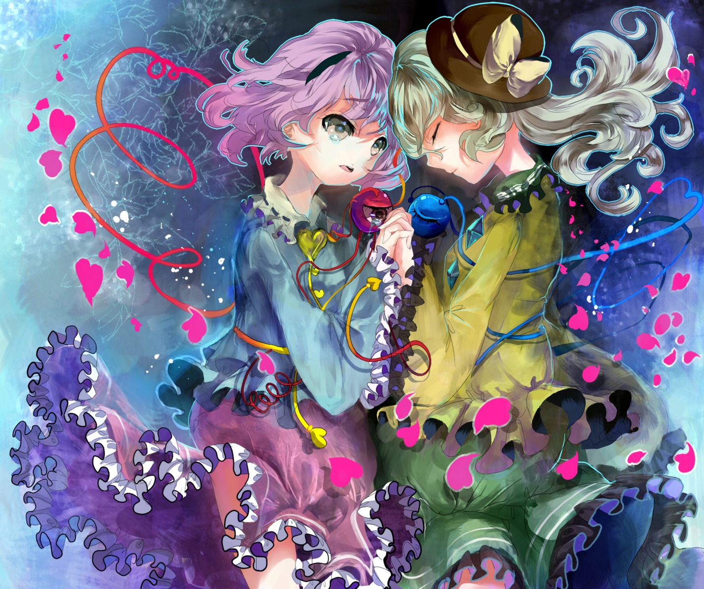 hoshika_ranoe komeiji_koishi komeiji_satori touhou