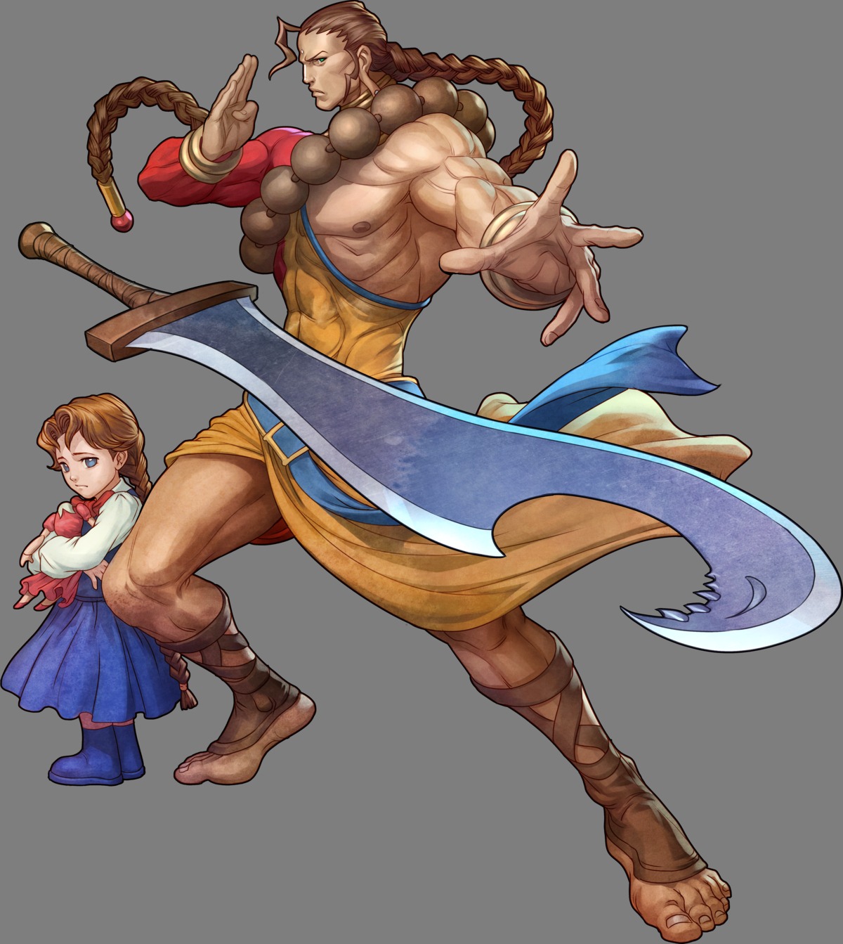 anita capcom dark_stalkers donovan_baine male stanley_lau sword transparent_png