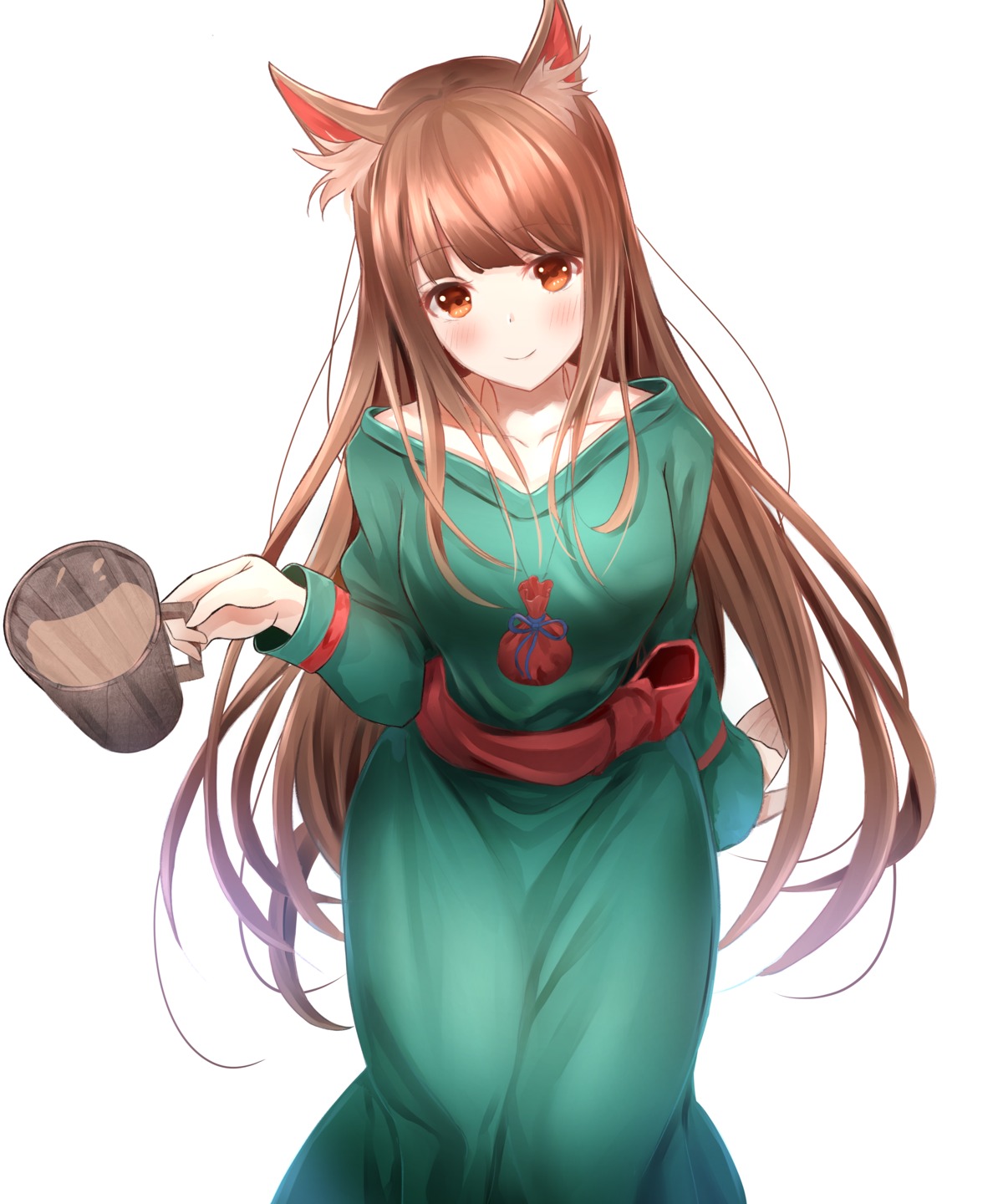 animal_ears dress holo leepy spice_and_wolf