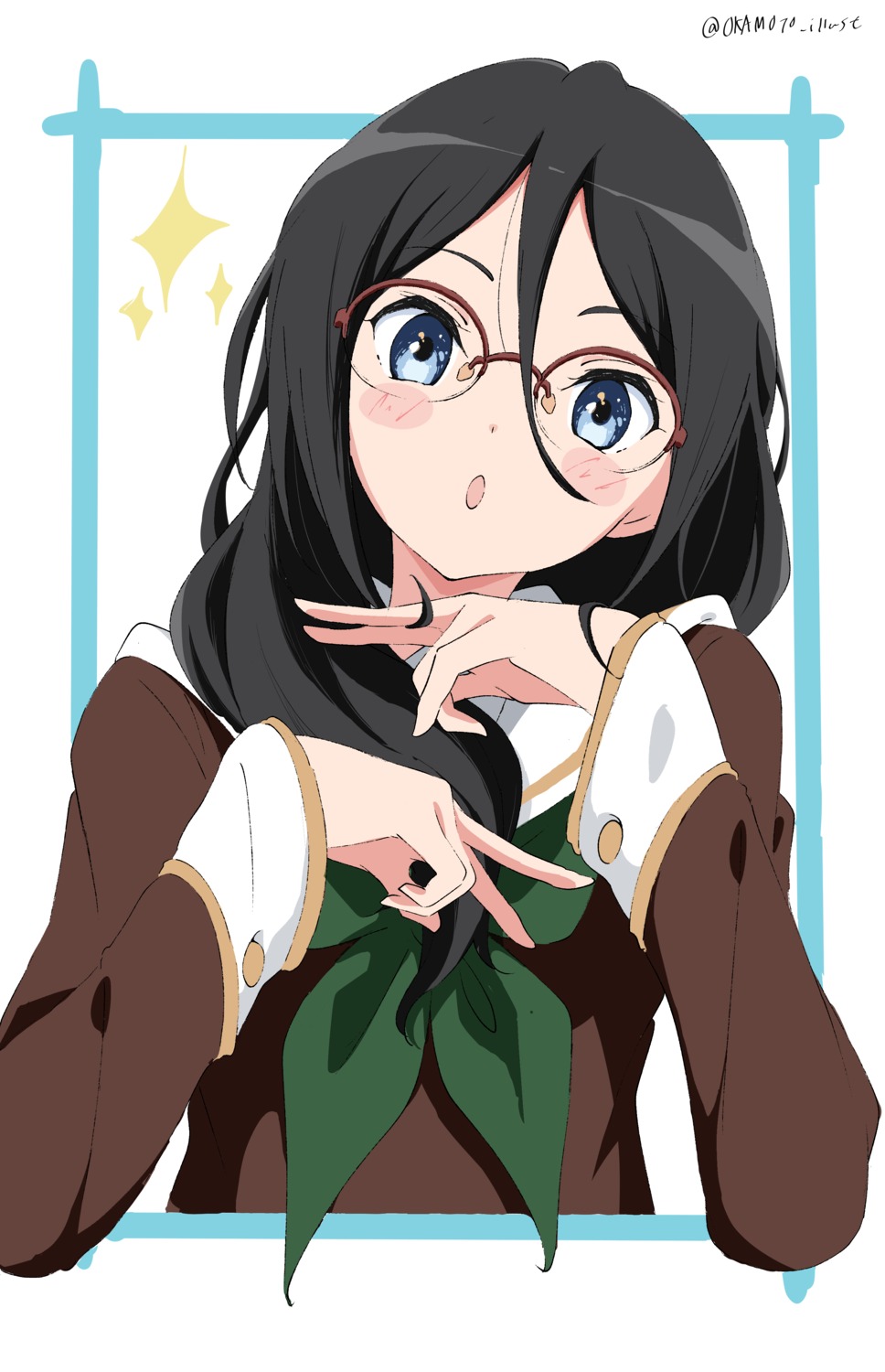 hibike!_euphonium megane seifuku tanaka_asuka white_gorilla_(okamoto)