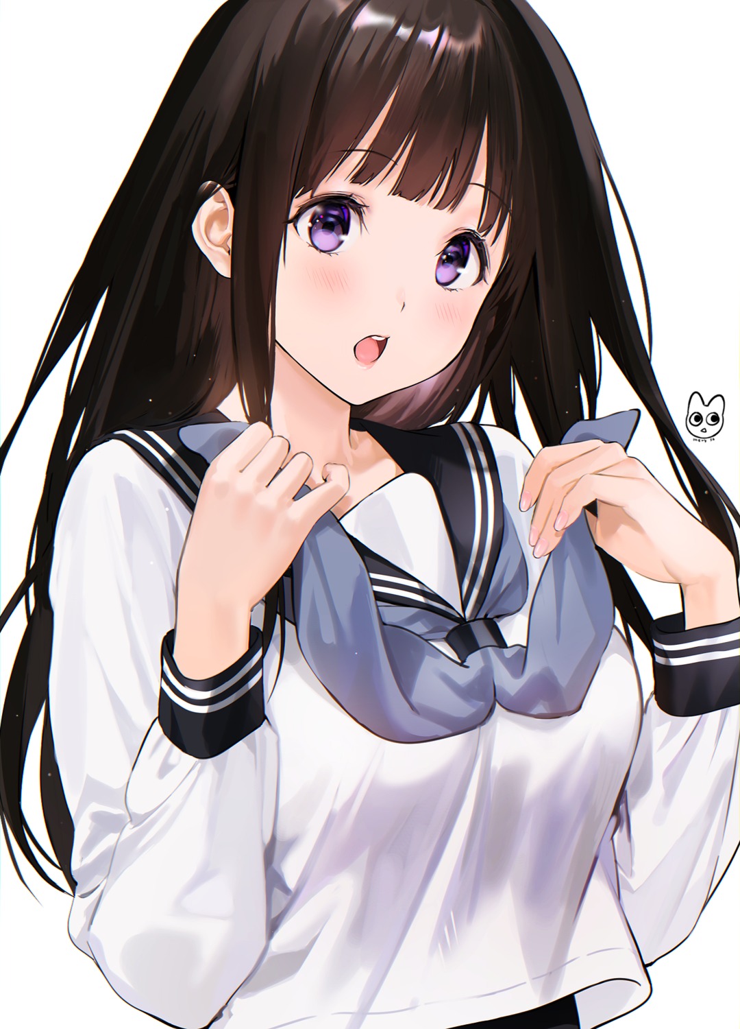 chitanda_eru hyouka mery_(yangmalgage) seifuku