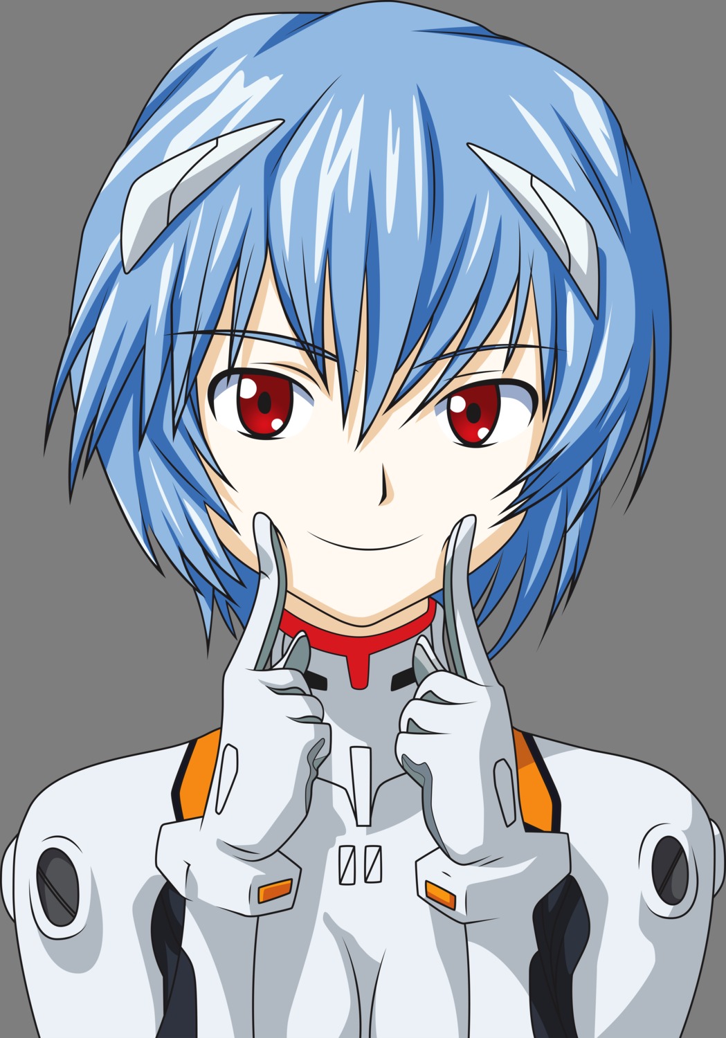 ayanami_rei bodysuit neon_genesis_evangelion transparent_png vector_trace