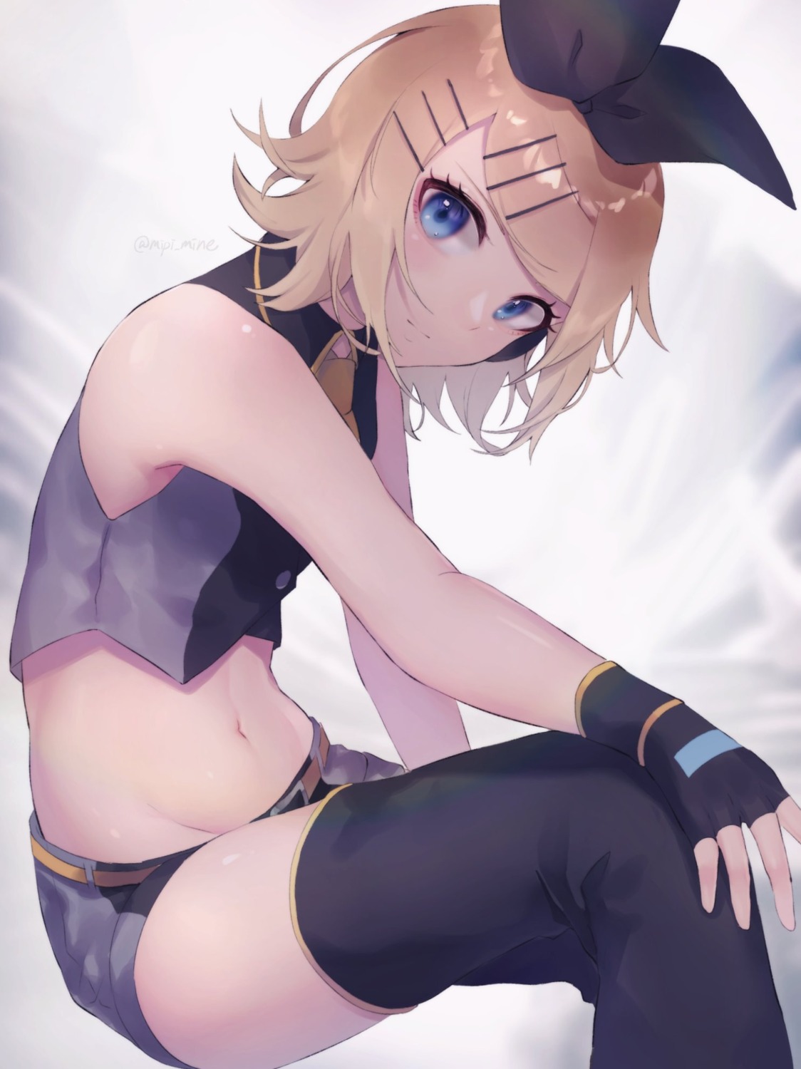 kagamine_rin mipi thighhighs vocaloid