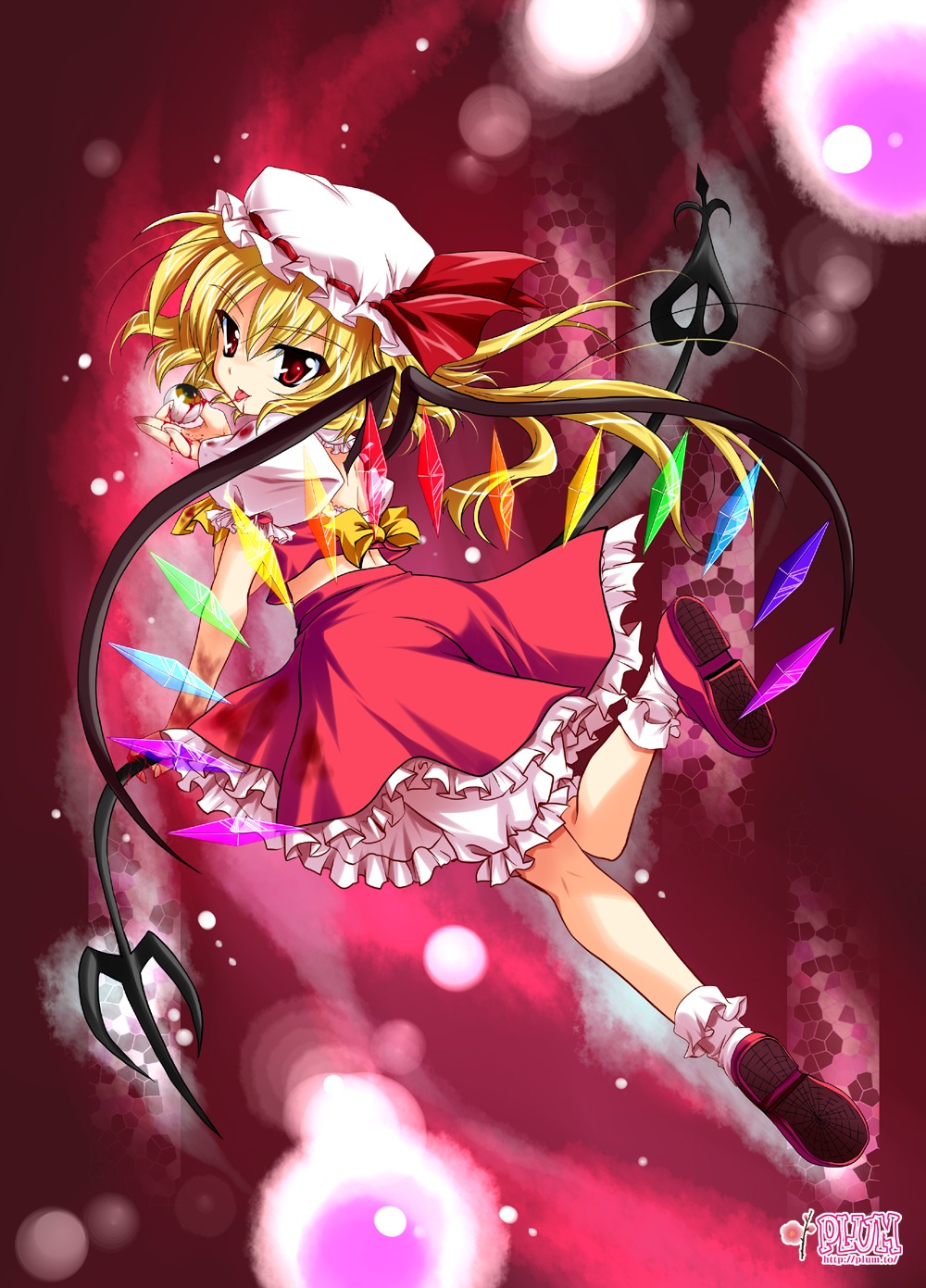 flandre_scarlet kanna plum touhou