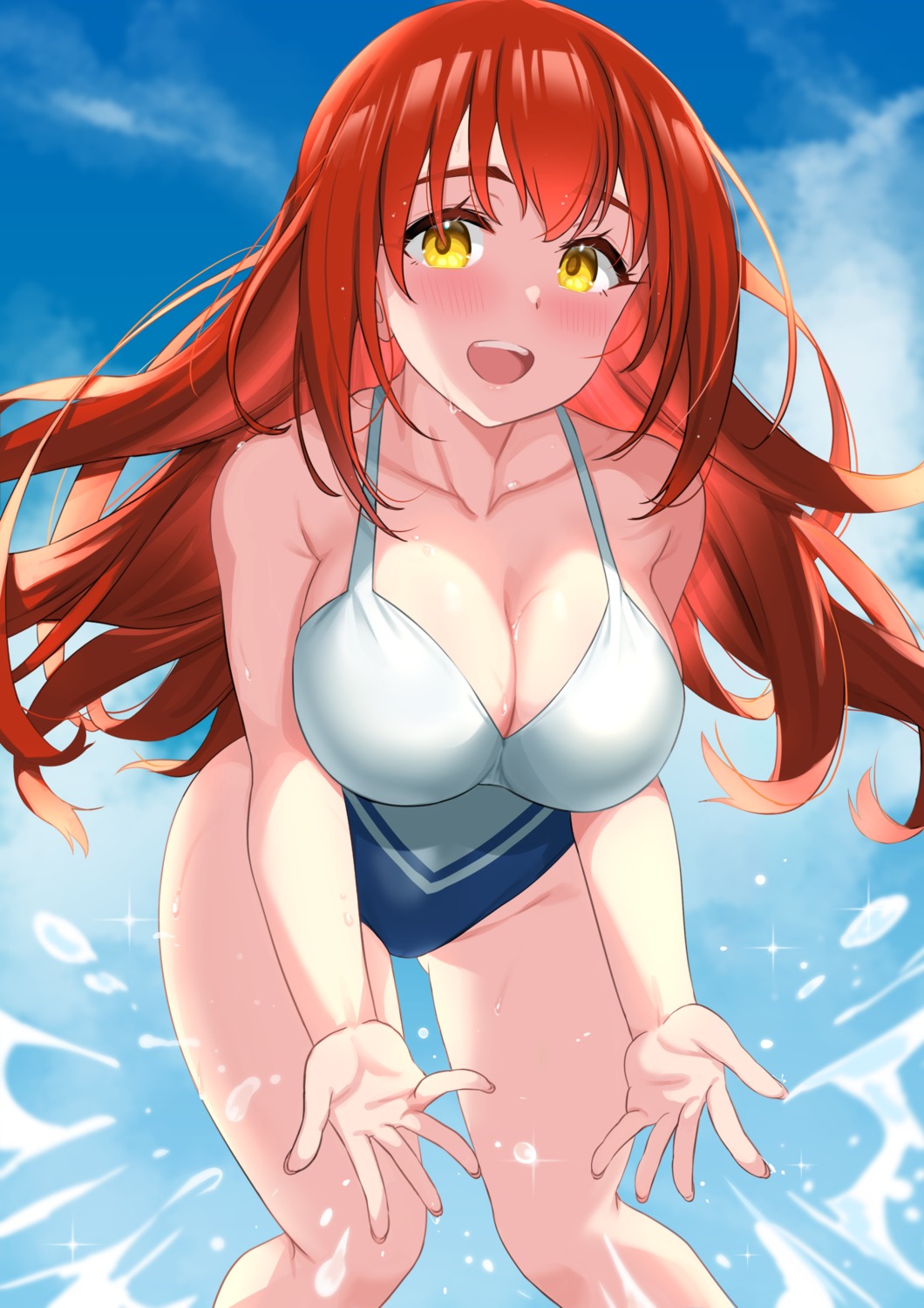 cleavage kibihimi swimsuits