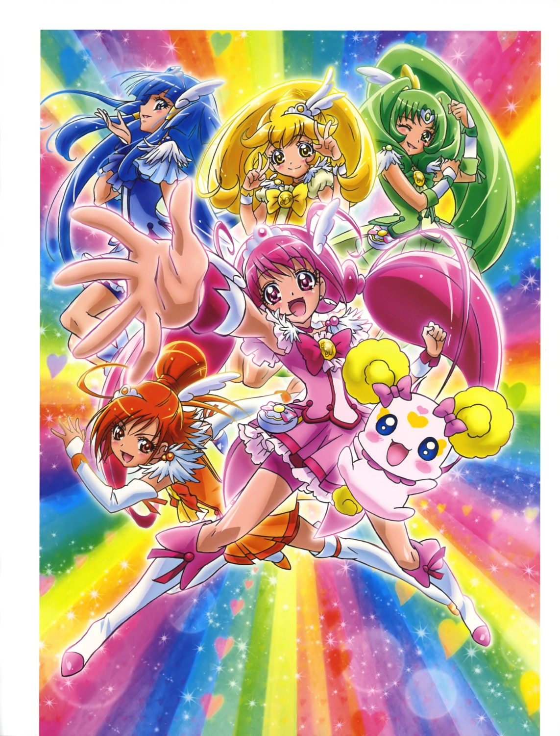 aoki_reika hino_akane hoshizora_miyuki kawamura_toshie kise_yayoi midorikawa_nao pretty_cure smile_precure!