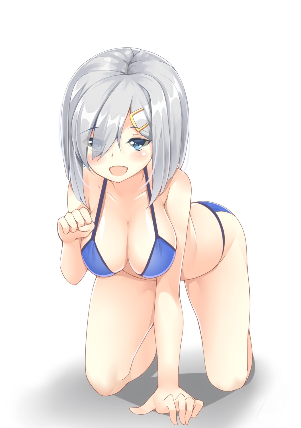 bikini cleavage hamakaze_(kancolle) kantai_collection ootsuki_momiji swimsuits