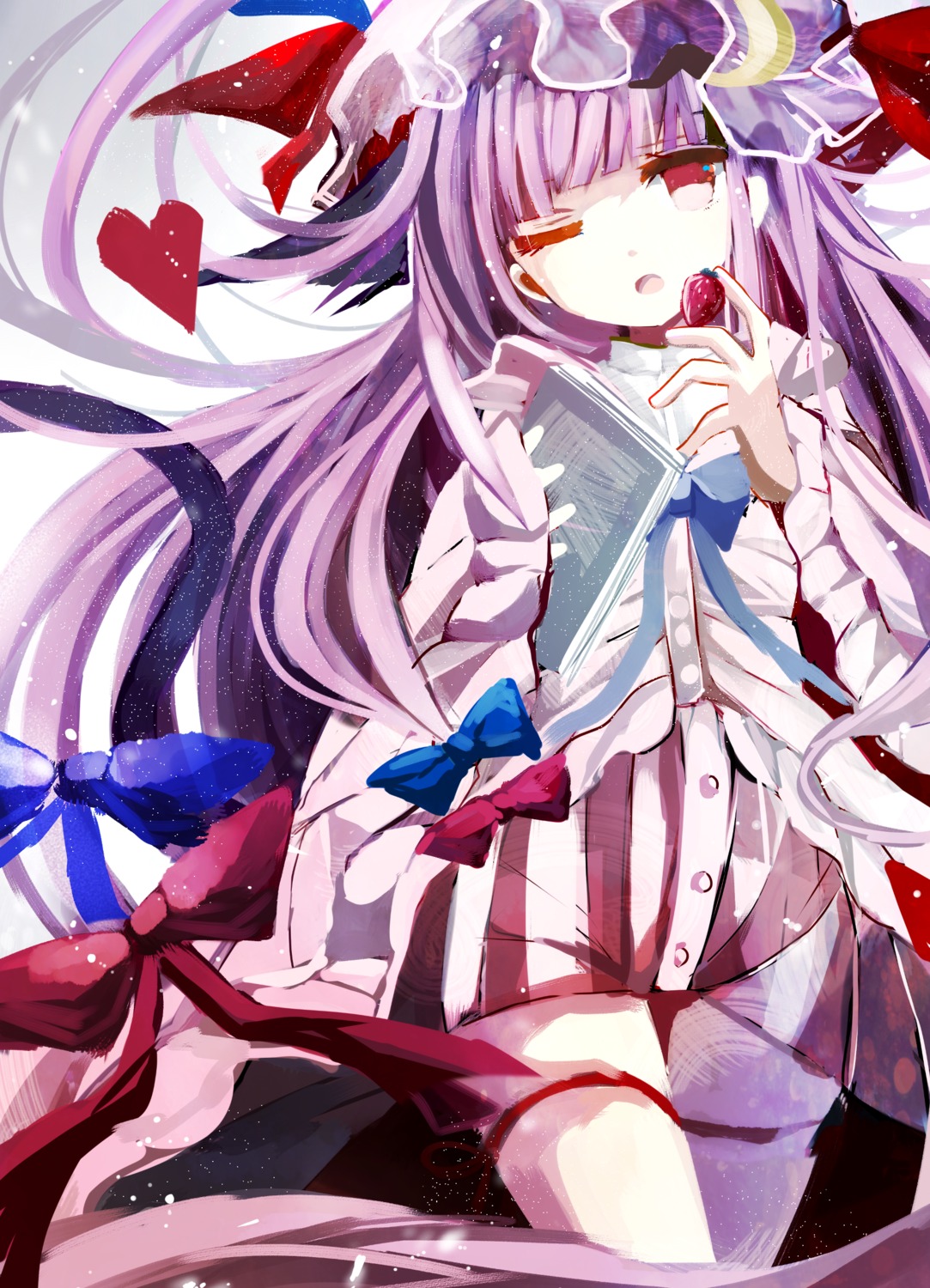 fumiko_(miruyuana) patchouli_knowledge touhou