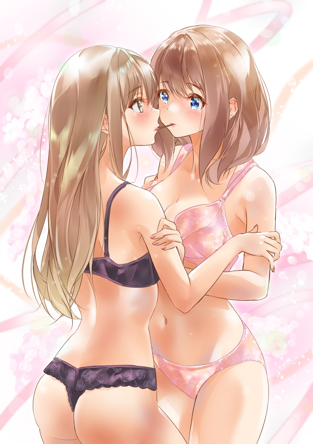 ass bra cleavage koji_(kojikojimdw) pantsu thong yuri