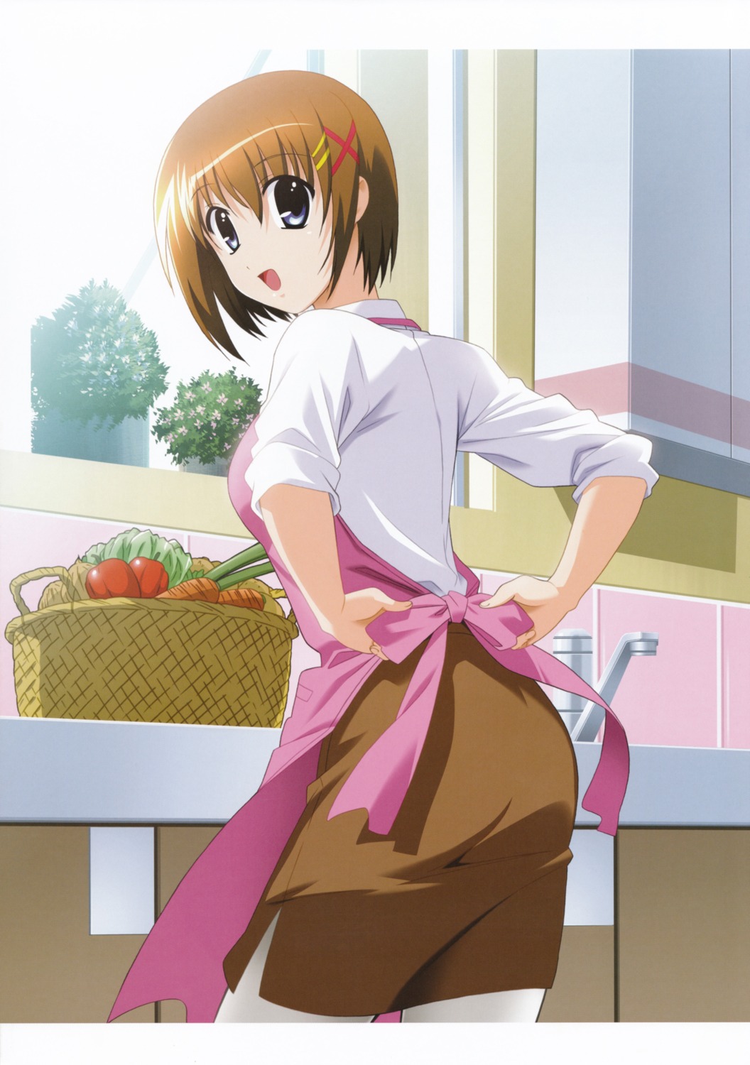 mahou_shoujo_lyrical_nanoha mahou_shoujo_lyrical_nanoha_strikers okuda_yasuhiro pantyhose yagami_hayate