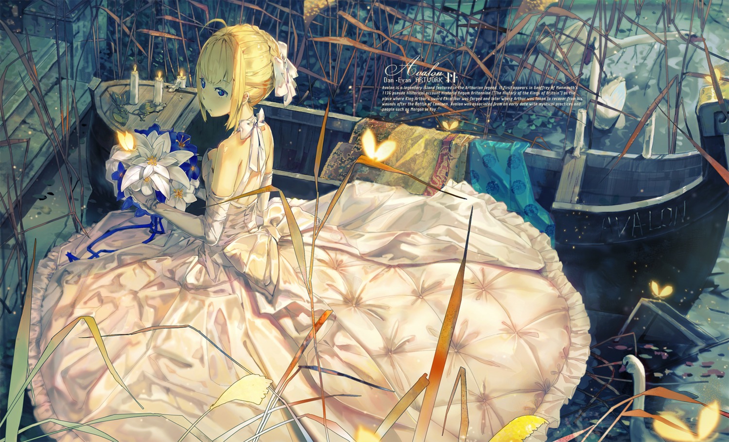 dress el-zheng fate/stay_night saber wedding_dress