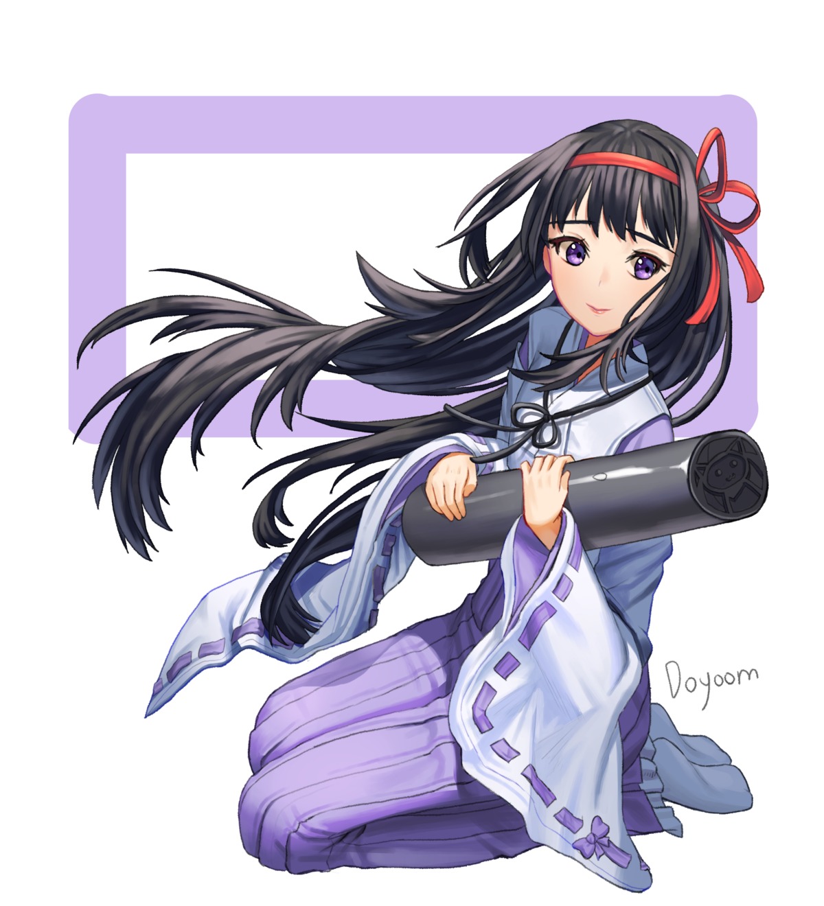 akemi_homura asian_clothes hyoin mahou_shoujo_madoka_magica