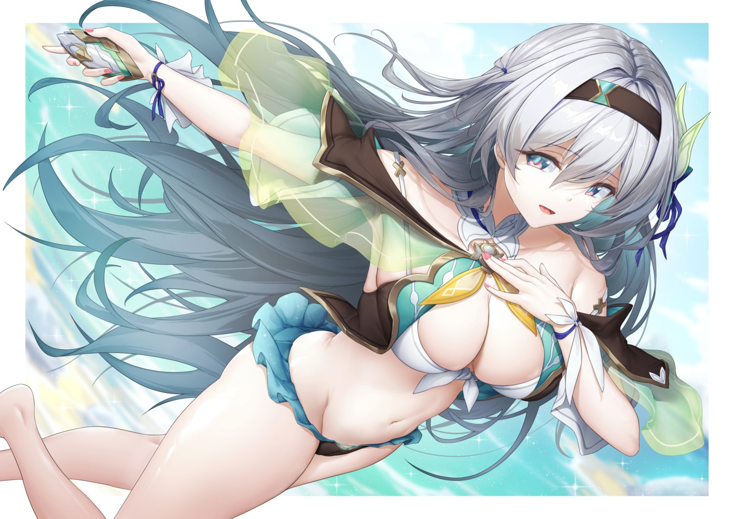 bikini firefly honkai:_star_rail see_through swimsuits xfate