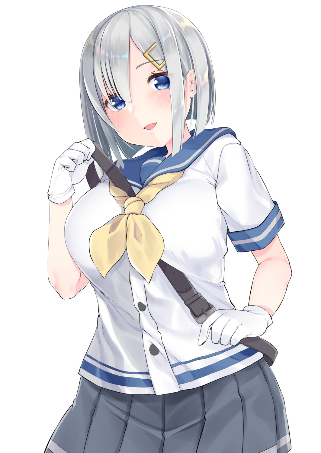 buta_tamako hamakaze_(kancolle) kantai_collection seifuku